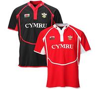 [Red, 0-6 Months] DAFFYDD COOLDRY Baby Kids Welsh Rugby Shirt Breathable Fabric Home OR Away