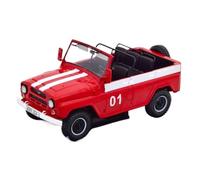 Red 1/24 Alloy Car Model UAZ 469B For Czech Soviet Jeep Model