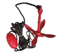 Red 1.5kg Anchor Folding Grapnel for Fresh and Salt Water High Tensile