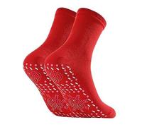 (red, 1 pair) 1/3/5pairs Tourmaline Self-Heating Socks Winter Warm Thermal Health Care Socks Slimming Health Short Sock Magnetic Therapy Sock