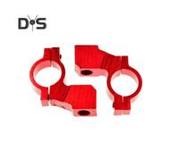 (red) 1 Pair Motorcycle Handlebar Mirror Mount M10 Thread Aluminum Rearview Mirror Holder Clamp Adapter Motorbike ATV Scooter Modification Accessories