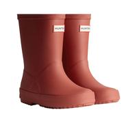 (Red, 10 (Adults')) Hunter Kids First Boot Rubber Military Red Wellington Boots