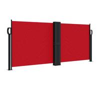 (red, 100 x 600 cm) vidaXL Retractable Side Awning Outdoor Privacy Screen Balcony Sunshade Shelter