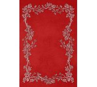 Red 101 - Blank Notebook With Color Me Too! Rose Vines - 6x9: 101 Pages, 6 x 9 Journal, Soft Cover: Volume 1 (Color Me Too! Series - Red)