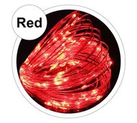 (red, 10M 100LEDs) LED Lights 2M 5M 10M USB LED String light Fairy Christmas Silver Wire Wedding Garland Lights Party decoration