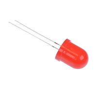 Red 10mm Diffused LED 270mcd 60° 25mA 2V Light Lamp Bulb Electronic Component bright Pack of 10