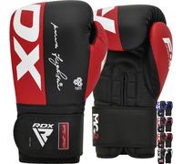 (Red, 10OZ) RDX Boxing Gloves Maya Hide Leather