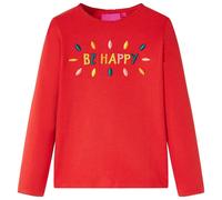 (red, 116) Kids' T-shirt with Long Sleeves Children's T Shirt Tops Tee Words 3D Design