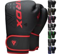 (Red, 12OZ) RDX Boxing Gloves Sparring Muay Thai Kickboxing