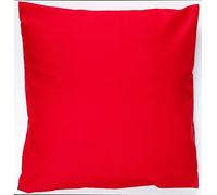 Red 12x12 Inches Plain Solid Blank Square Cushion Covers Decorative Cushion Case Throw Pillow Cases for Bedroom Living Room Sofa Bed Car Seat Floor