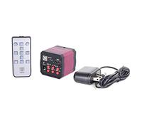 Red 14MP HDMI 1080P HD USB Digital Industry Video Inspection Microscope Camera Set TF Card Video Recorder