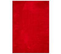vidaXL Red Area Rug, 100% Polyester Short Pile Floor Carpet, Machine-Washable with Non-Slip Backing, Suitable for Different Spaces, 160 x 230 cm