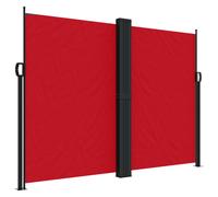 (red, 180 x 1000 cm) vidaXL Retractable Side Awning Outdoor Privacy Screen Balcony Sunshade Shelter