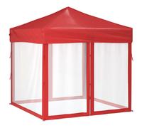 (red, 199 x 199 x 254 cm) vidaXL Folding Party Tent with Sidewalls Pavilion Marquee Multi Colours/Sizes