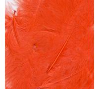 Red 1st Grade Eleganza Craft Marabout Feathers Mixed sizes 3"- 8" 8g pack