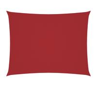 Sun Shade Sail Rectangular 2.5x3.5 m Red PU Coated Oxford Fabric UV-Resistant