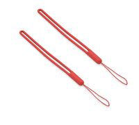 Red 2 PCS Adjustable Colorful Silicone Hand Wrist Strap Lanyard Waterproof for Cell Phone, USB Flash Drive, Mp3, Mp4, Mini Camera
