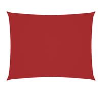 (red, 2 x 3.5 m) vidaXL Sunshade Sail Oxford Fabric Rectangular Patio Shade Sunscreen Canopy