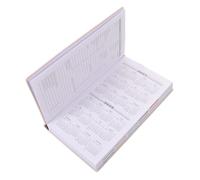 Red 2027 Monthly Planner Daily Organizer Pocket Size A6 Paper Pu