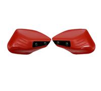 (Red) 22mm 7/8" Universal Windproof Handguard Protectors Motorcycle Motorbike handlebar Shield