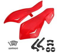 (Red) 22mm Motorcycle Hand Guard Handguard Protector Universal