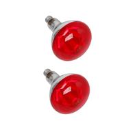 Red 250W Heat Lamp Bulb E27 Infrared Reptile Heat Light Deal for Chicks, Puppies, Buffets, Food (Red)