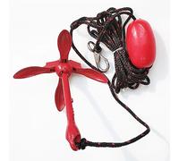 Red 3.5 Boat Anchor Folding Grapnel with 7.62M Rope for Canoe High Tensile