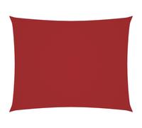 (red, 3.5 x 5 m) vidaXL Sunshade Sail Oxford Fabric Rectangular Patio Shade Sunscreen Canopy