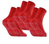 (red, 3 PCS) 1/3/5pairs Tourmaline Self-Heating Socks Winter Warm Thermal Health Care Socks Slimming Health Short Sock Magnetic Therapy Sock