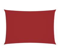 vidaXL Sunshade Sail Oxford Fabric Rectangular 3x5 m Red, Red