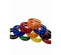 (Red 300PCS, One size) 300PCS XXR For NEUTRIK color cannon line logo ring NC3FXX microphone plug left and right channel color ring NC3MXX color sleeve