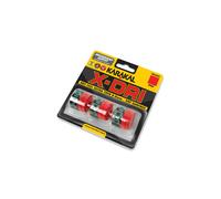 (Red) 3x Karakal X-DRI Overwrap Super Soft Ultra Thin Racket Grip
