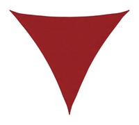 vidaXL Sunshade Sail Oxford Fabric Triangular 4.5x4.5x4.5 m Red, Red