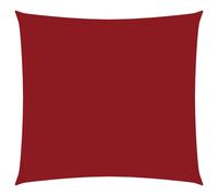 vidaXL Sunshade Sail Oxford Fabric Square 4x4 m Red, Red