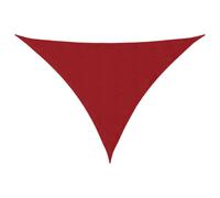 vidaXL Sunshade Sail Oxford Fabric Triangular 4x5x5 m Red, Red