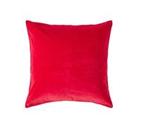 (Red, 40 x 40 cm) Velvet Cushion Cover