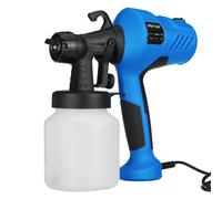 (Red) 400W Electric Paint Sprayer Portable Handheld Paint Spray Guns for Indoor Home Fence DIY Painting Tool