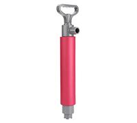 Red 46cm Kayak Hand Bilge Pump, Floating Hand Pump for Kayak Rescue, Gear Inlet Design with EVA Wrap, Dual Action Drainage for Boats and Flood Water Removal