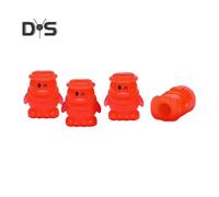 (red, 4pcs) 4Pcs Penguin Shape Luminous Valve Hats Car Fluorescent Tire Valves Hats Glow In The Dark Car Motorcycle Bike Wheel Plugs Tyre Hub Cover Decor