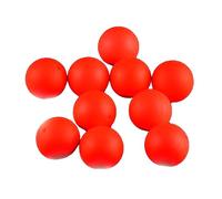 Red 5#, 100pcs 10 Sizes Fishing Floats Bobber Ball Beads Foam Strike Indicators, Bright Color Snap On Floats Bobbers for Carp Sea Fishing