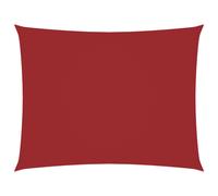 Sunshade Sail Oxford Fabric Rectangular 5x6 m Red