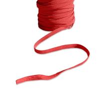 Red 5mm Elastic Cord Flat Stretchy Thread Hat Elastic Cord Thin Elastic Beading String For Masks Hats Jewellery Crafts Hair Accessories Threading Tags (Red - 5mm - 3 Meters)