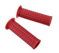 (Red) 7/8inch 22mm Aluminum Motorcycle Handlebar Grips Handle Bar