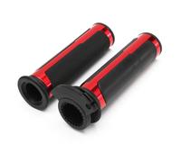 (Red) 7/8inch 22mm Motorcycle Handlebar End Hand Grips
