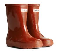 (Red, 7 (Adults')) Hunter Kids First (Gloss) Rubber Military Red Wellington Boots