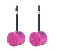 Red 700c For Tpu Bicycle Inner Tube For Gravel And Road Bikes, 65mm Valve, Ultra Light 42g, High Temperature Resistance, 18-40c Tire Fit(2PCS 23-32C)