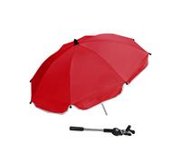 (Red 70cm) Folding Baby Stroller Kids Pram Pushchair UV Sun Rain Protector Umbrella Canopy Bracket Clip Baby Cart Accessories