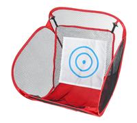 (Red) 70x81.3x56cm / 27.5''x32''x22'' Golf Net Training Aid Hitting Practice Lawn Driving Net Golf Training Net