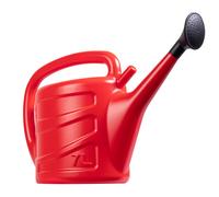 Hardys 7L Watering Can - Detachable Rose Head Sprinkler, Long Stem, Wraparound Handle, Indoor Plant & Outdoor Garden - Red