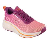 (Red, 8 (Adults')) Skechers Performance Max Cushioning Elite 2.0 Alaura Textile Women's Raspberry Trainers